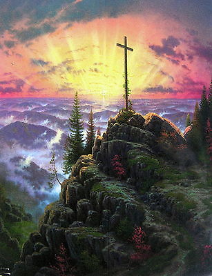 Mountain with cross