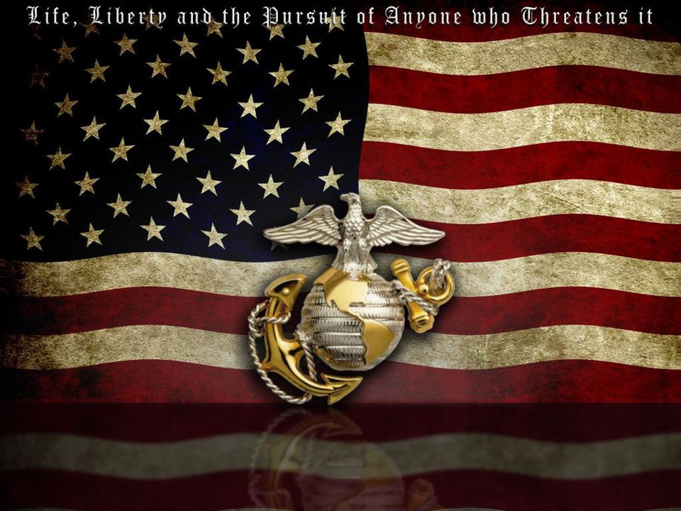 USMC and Flag
